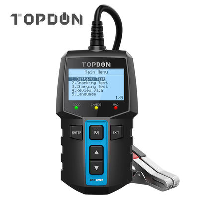 Macchina diagnostica della batteria di TOPDON 12V del tester della prova automatica portatile della batteria