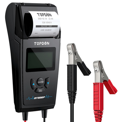 Tester portatile della batteria del camion dell'automobile del tester 12V 24V della batteria Btp500 con la stampante